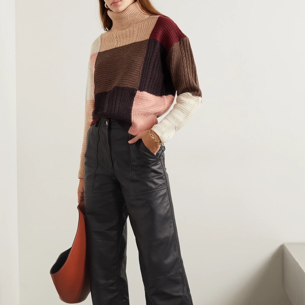 NEW With Tags A.L.C. Wyatt Colorblock Sweater